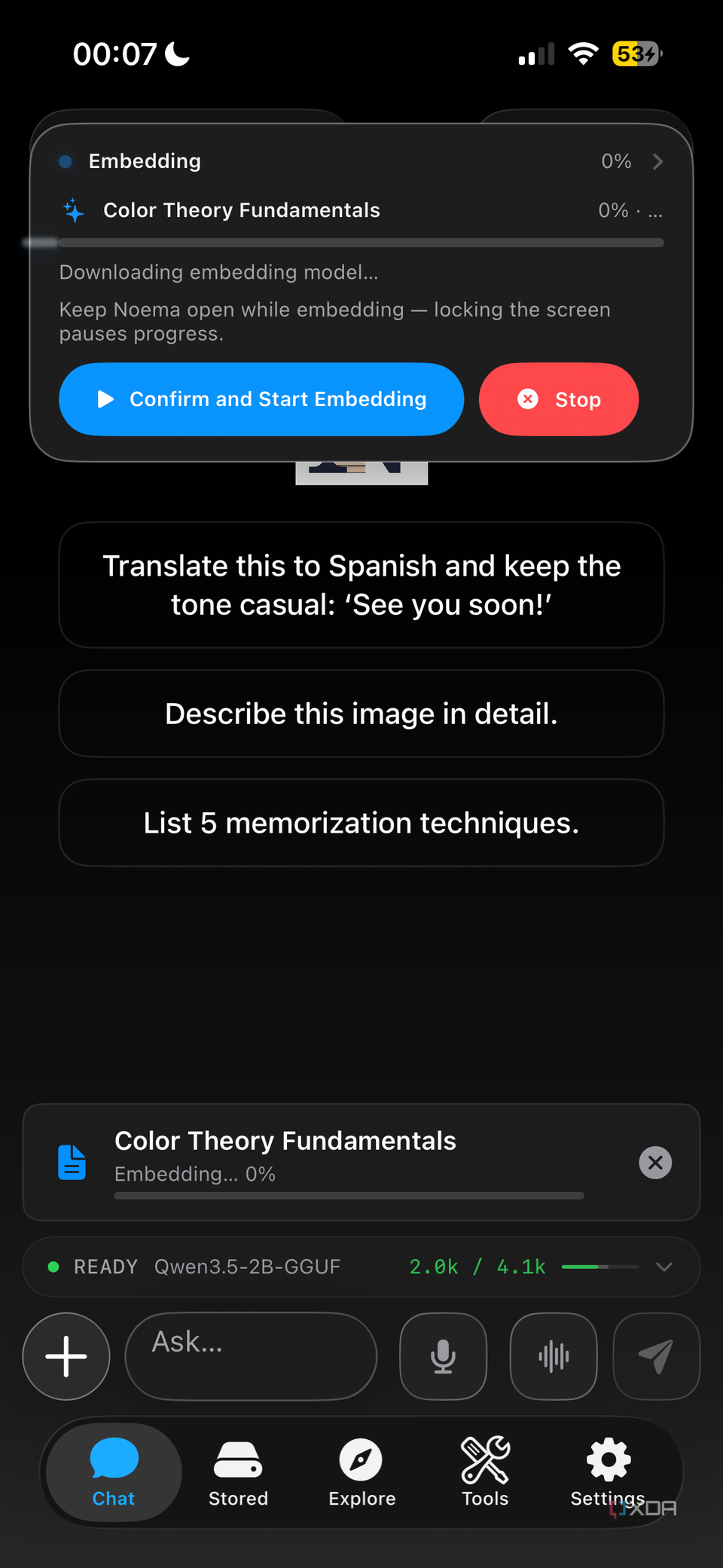 Noema embedding Color Theory Fundamentals document
